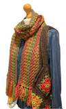 COTTON POD Crochet Kit ~ Spring Meadow Scarf (4 colourways)