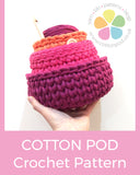 COTTON POD Nesting Basket Patterns (£4.50 for all 3) ~ Crochet Pattern (PDF DOWNLOAD)