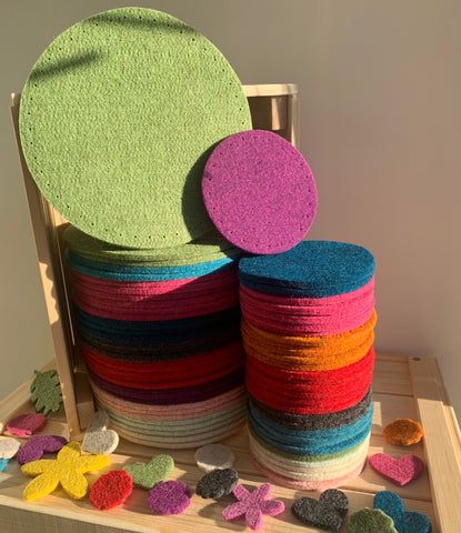 Joe's Toes Felt circle bases