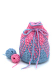 Poco Drawstring Bag Crochet Pattern & Kits from Cotton Pod UK
