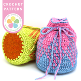 Poco Drawstring Pouch Crochet Pattern (PDF Download)
