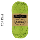 Buy Scheepjes Catona 25g Mercerised Cotton from Cotton Pod UK 205 Kiwi