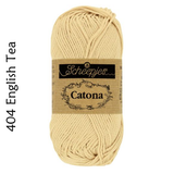 Buy Scheepjes Catona 25g Mercerised Cotton from Cotton Pod UK 404 English Tea