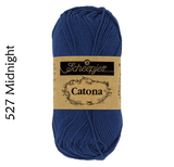 Buy Scheepjes Catona 25g Mercerised Cotton from Cotton Pod UK 527 Midnight