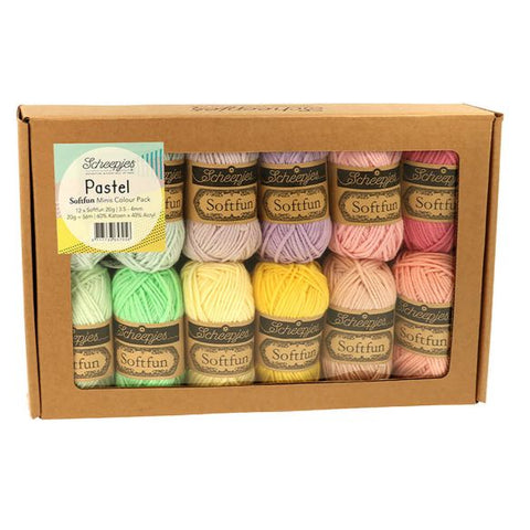Buy / Shop Scheepjes Softfun Colourpack - PASTEL