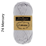 Buy Scheepjes Catona 25g Mercerised Cotton from Cotton Pod UK
