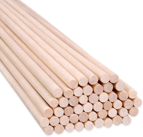 Dowel Rod ~ Natural unfinished wood ~ 30cm x 6mm