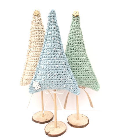 COTTON POD Crochet Pattern - Festive Trees (PDF Download)