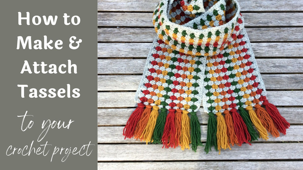 How to make and add tassels to your crochet