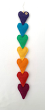 RAINBOW OF LOVE HEART GARLAND (BUNTING) Crochet Pattern by Cotton Pod