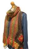 COTTON POD Crochet Kit ~ Spring Meadow Scarf (3 colourways)