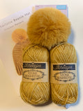 COTTON POD Charlotte Beanie Hat ~ Crochet Kit ~ 6 colourways