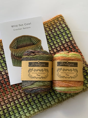 * Wild Fen Cowl Crochet Kit (3 colourways)