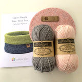 Two Tone Tube crochet kit by Sharon Oldfield for Cotton Pod