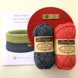 Two Tone Tube crochet kit by Sharon Oldfield for Cotton Pod