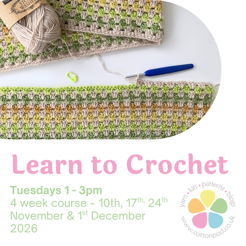 Learn to crochet classes Ramsbottom Bury Greater Manchester