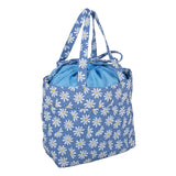 Denim Daisies Drawingstring Craft Bag