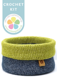 Two Tone Tube crochet kit by Sharon Oldfield for Cotton Pod