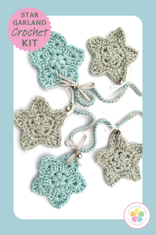 Star Garland Crochet Kit from Cotton Pod UK