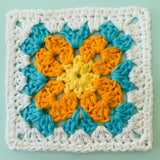 Sundrop Flower Granny Square Pattern