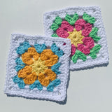 Sundrop Flower Granny Square Pattern