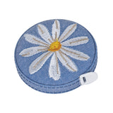 Denim Daisies Embroidered Tape Measure