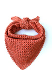 Tiny Trellis Triangular Neckerchief Granny stitch crochet pattern by Sharon Oldfeld at Cotton Pod