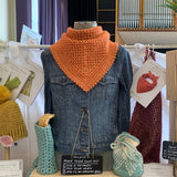 Tiny Trellis Triangular Neckerchief Granny stitch crochet pattern by Sharon Oldfeld at Cotton Pod