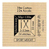 Tiny Trellis Triangular Neckerchief Crochet Kit