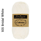 Scheepjes Catona buy from Cotton Pod UK 105 Bridal White