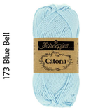 Buy Scheepjes Catona 25g Mercerised Cotton from Cotton Pod UK 173 Blue Bell