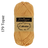 Buy Scheepjes Catona 25g Mercerised Cotton from Cotton Pod UK 179 Topaz
