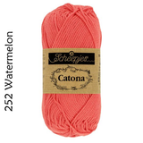 Buy Scheepjes Catona 25g Mercerised Cotton from Cotton Pod UK 252 Watermelon