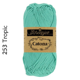 Buy Scheepjes Catona 25g Mercerised Cotton from Cotton Pod UK 252 Tropic