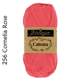 Buy Scheepjes Catona 25g Mercerised Cotton from Cotton Pod UK 256 Cornelia Rose