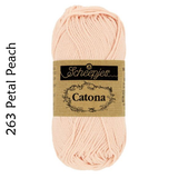 Buy Scheepjes Catona 25g Mercerised Cotton from Cotton Pod UK 263 Petal Peach