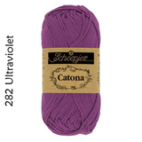 Buy Scheepjes Catona 25g Mercerised Cotton from Cotton Pod UK 282 Ultraviolet