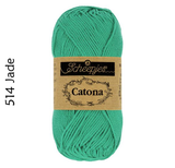 Buy Scheepjes Catona 25g Mercerised Cotton from Cotton Pod UK 514 Jade