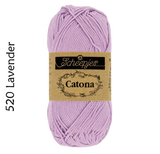 Buy Scheepjes Catona 25g Mercerised Cotton from Cotton Pod UK 520 LAvender