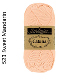 Buy Scheepjes Catona 25g Mercerised Cotton from Cotton Pod UK 523 Sweet Mandarin