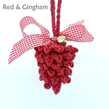 Crochet pine cone pattern by Cotton Pod UK